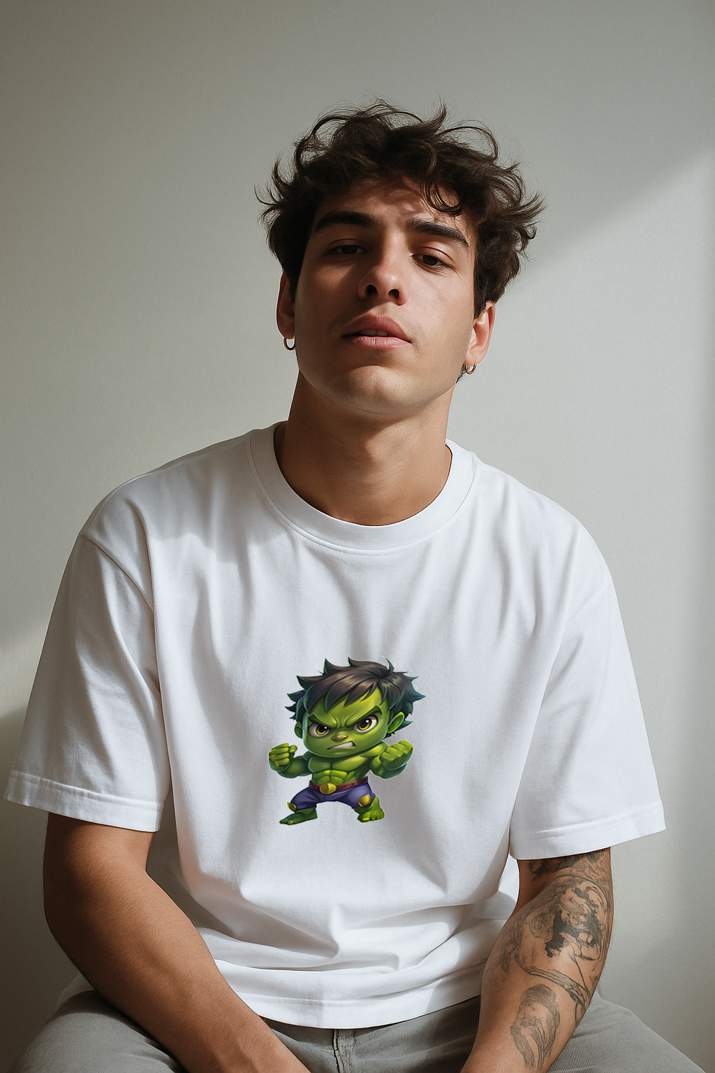 Mini Rage – White Oversized Fit