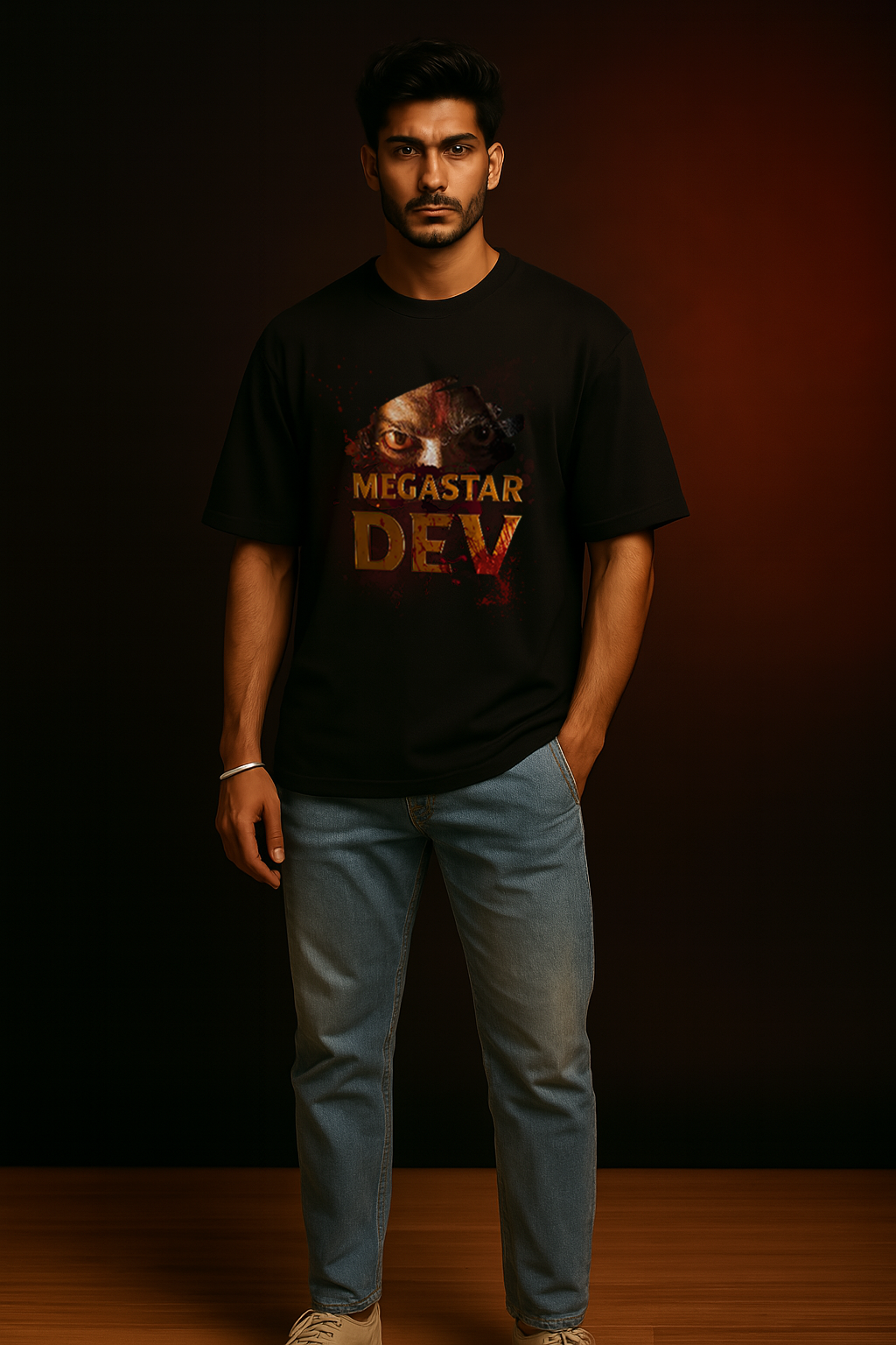 Megastar Dev edition – Black Oversized Fit