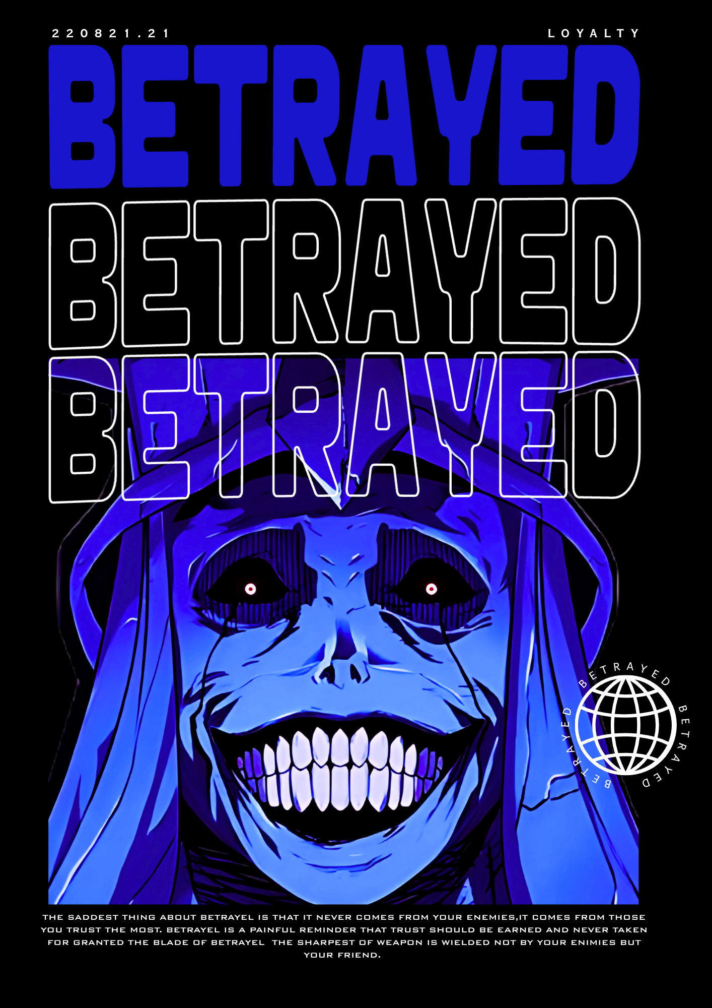 Betrayed Oversized T-Shirt – Solo leveling Edition