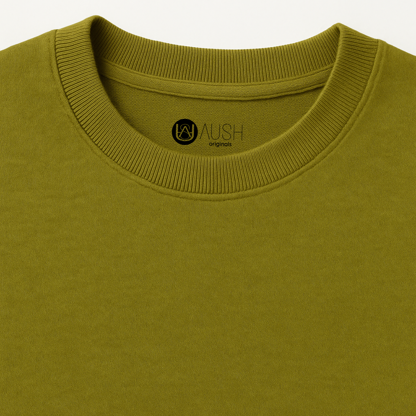 Deep Moss – Green french terry Oversized Fit