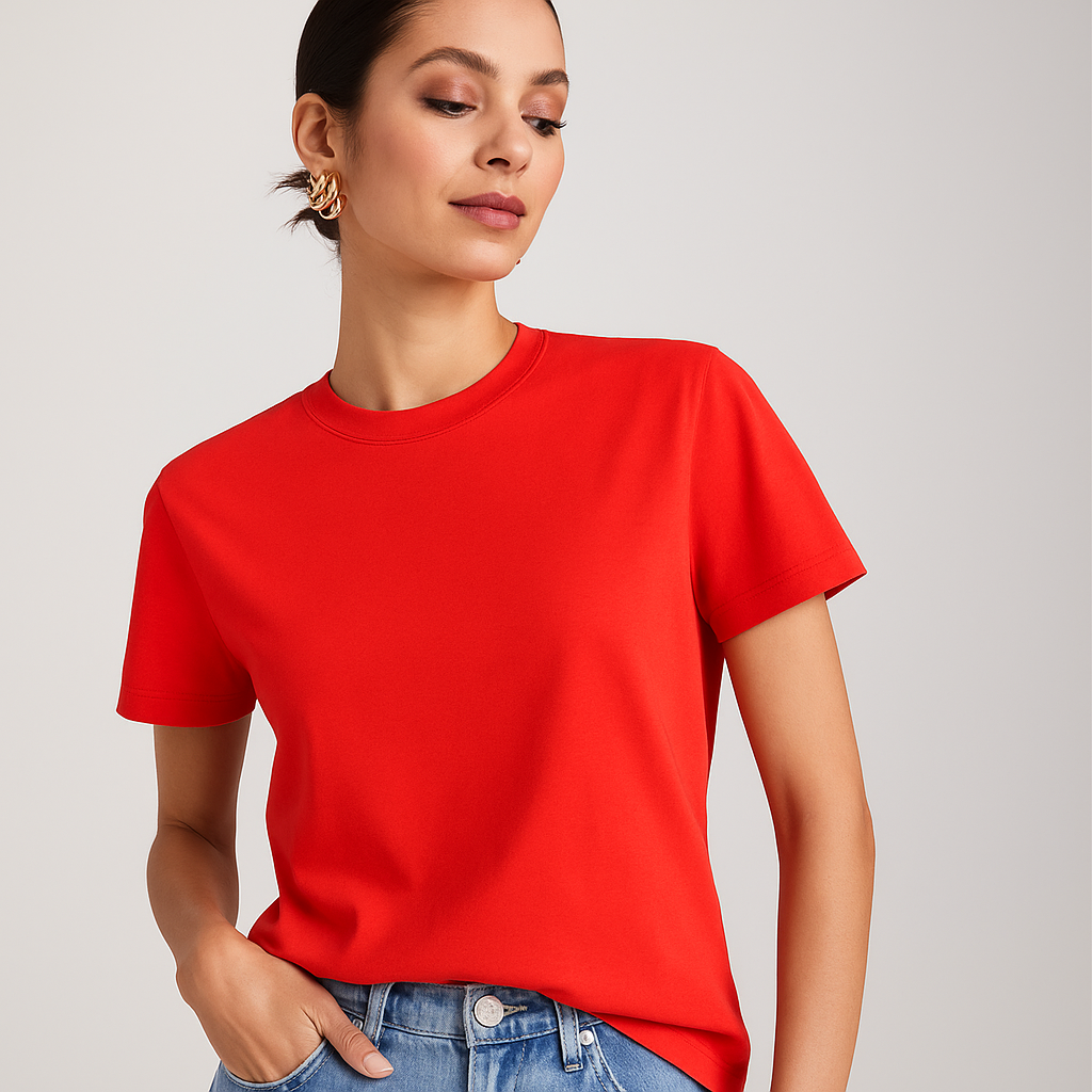 Scarlet Scene – Red Regular Fit