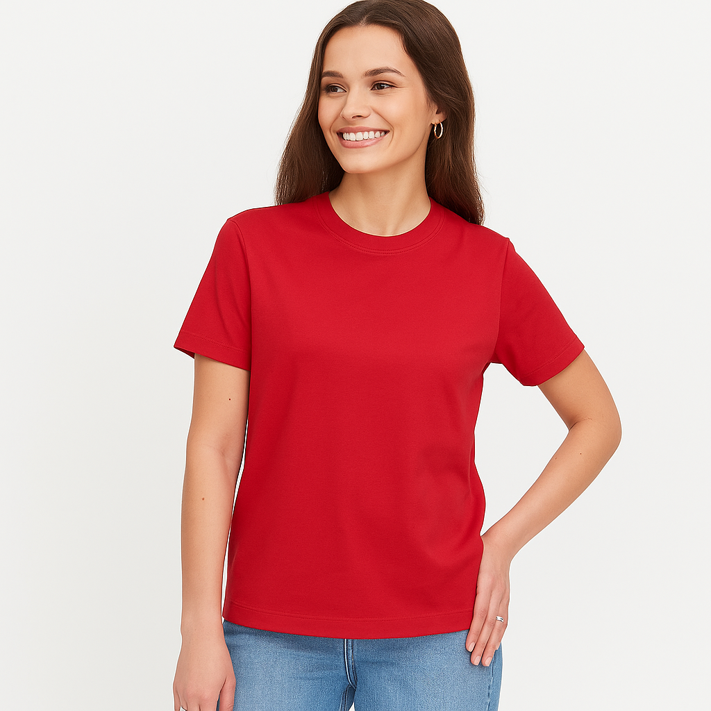 Scarlet Scene – Red Regular Fit
