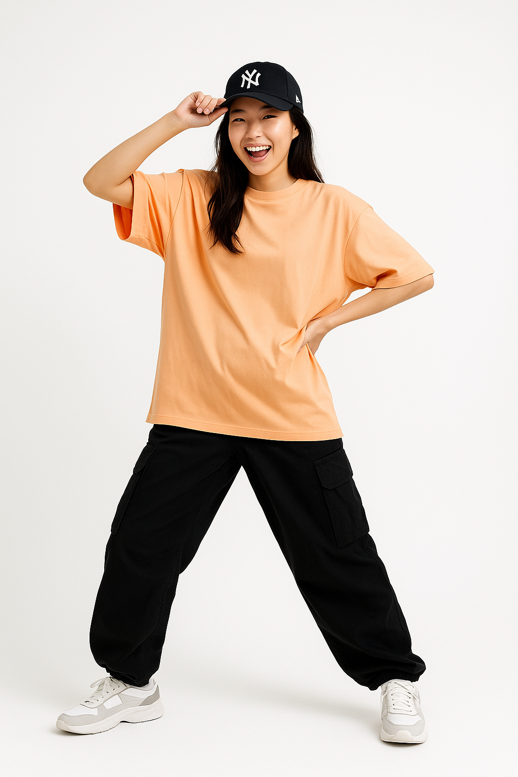Halo – Peach Fuzz Oversized Fit