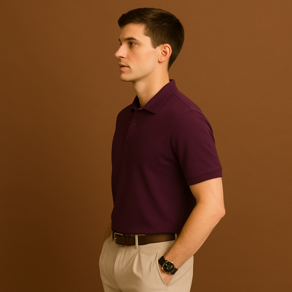 Wine Crimson Reserve – Luxe Collar Polo
