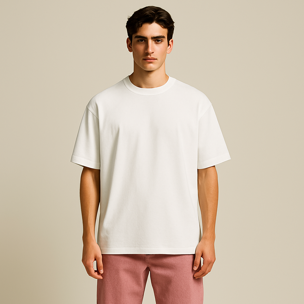 Cloud State – White Oversized Fit