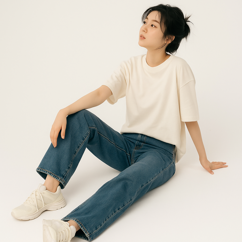 Pearled – Off-White Oversized Fit