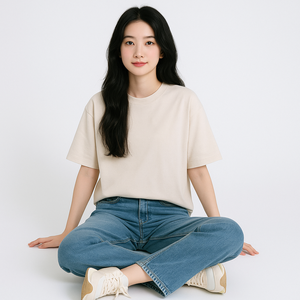 Pearled – Off-White Oversized Fit