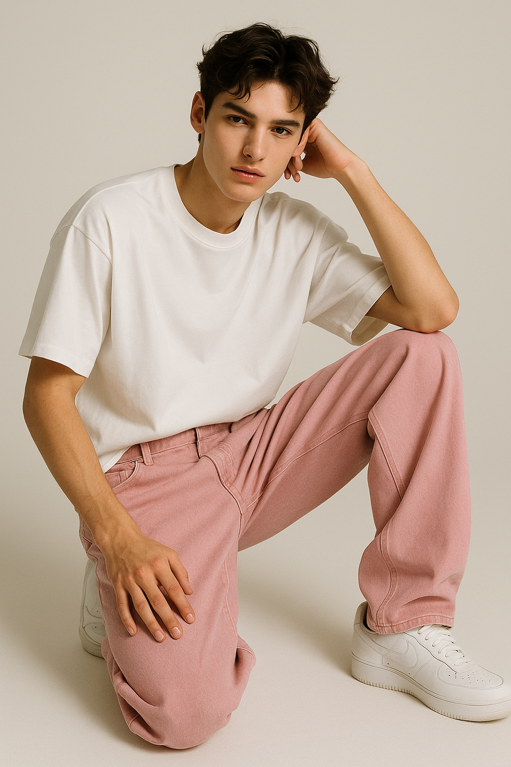 Cloud State – White Oversized Fit