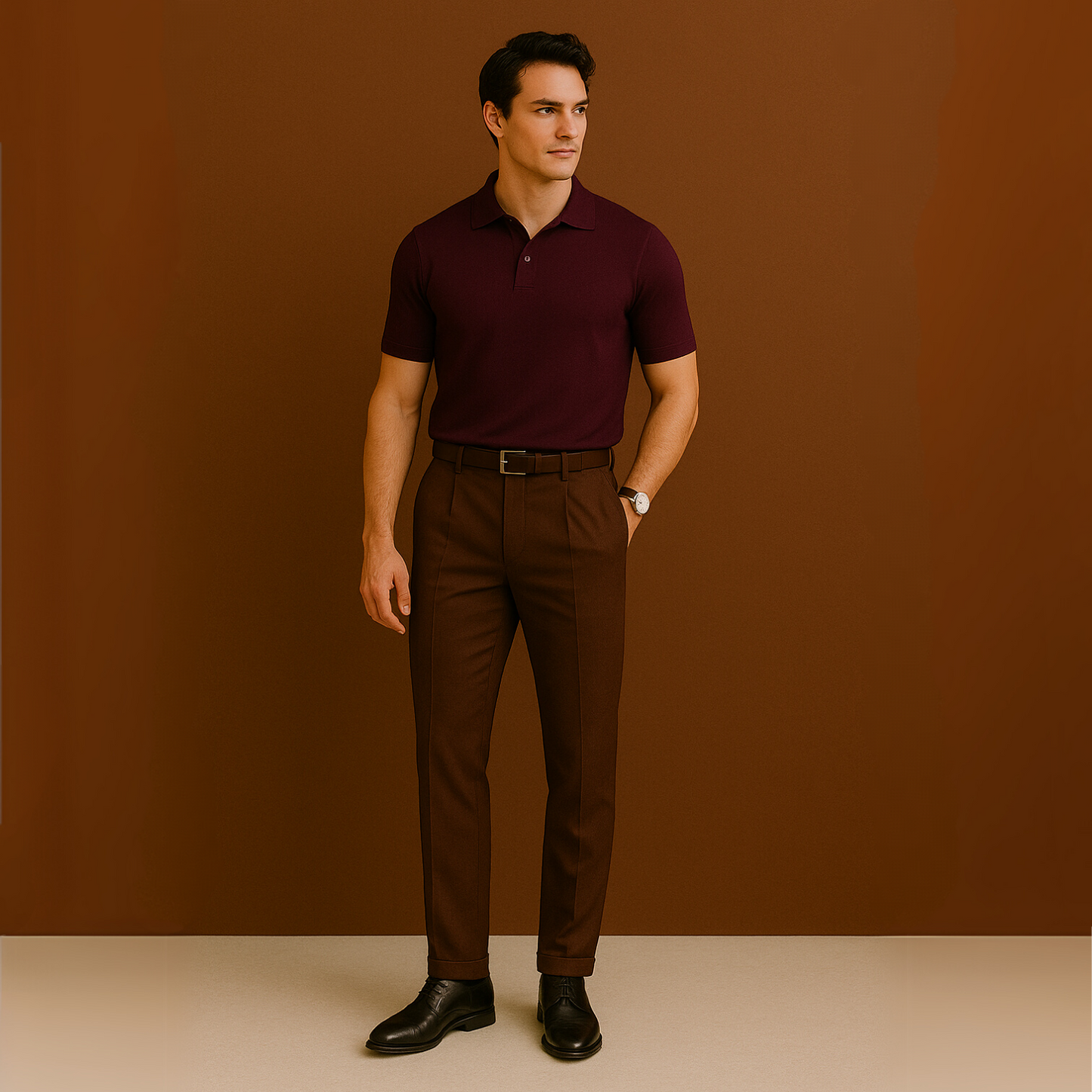 Wine Crimson Reserve – Luxe Collar Polo