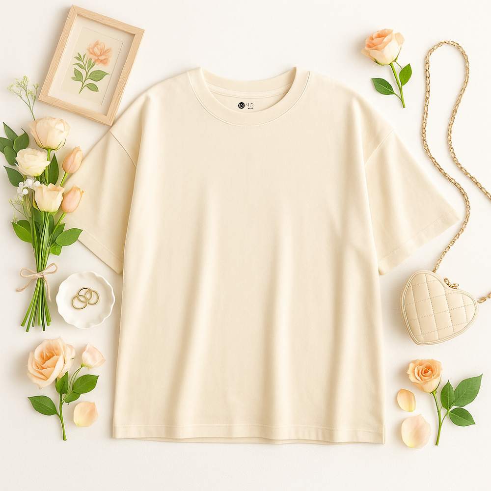 Pearled – Off-White Oversized Fit