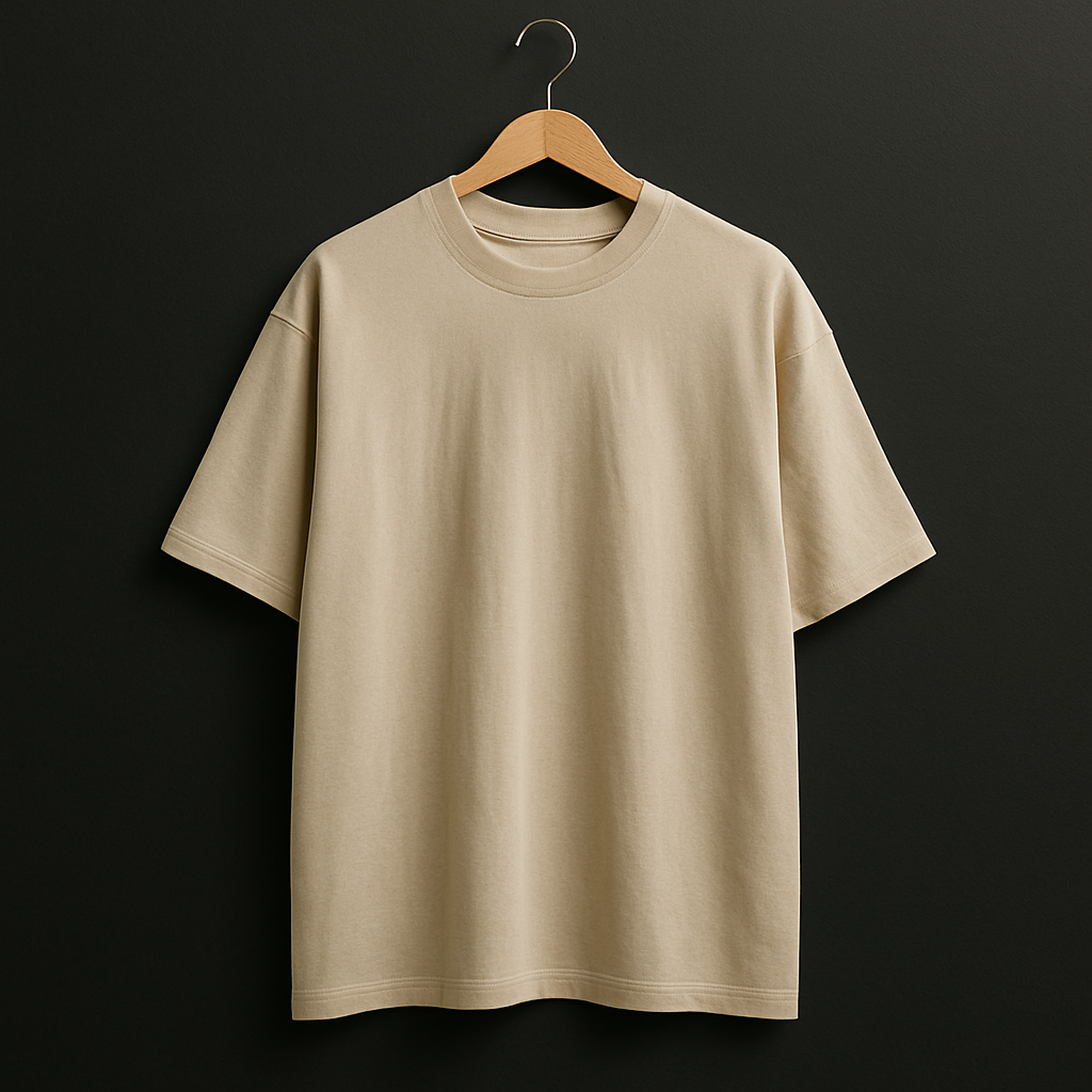 Nude Haze – Beige Oversized Fit