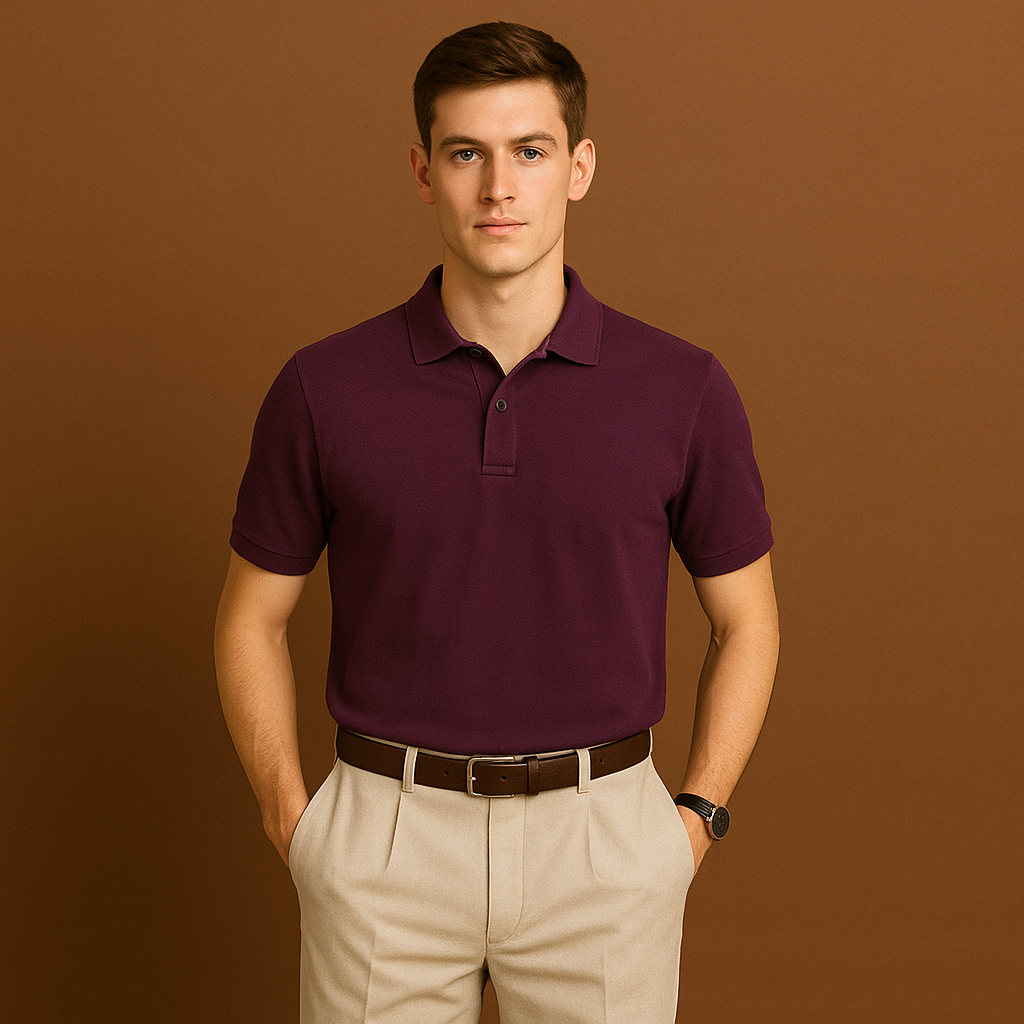 Wine Crimson Reserve – Luxe Collar Polo