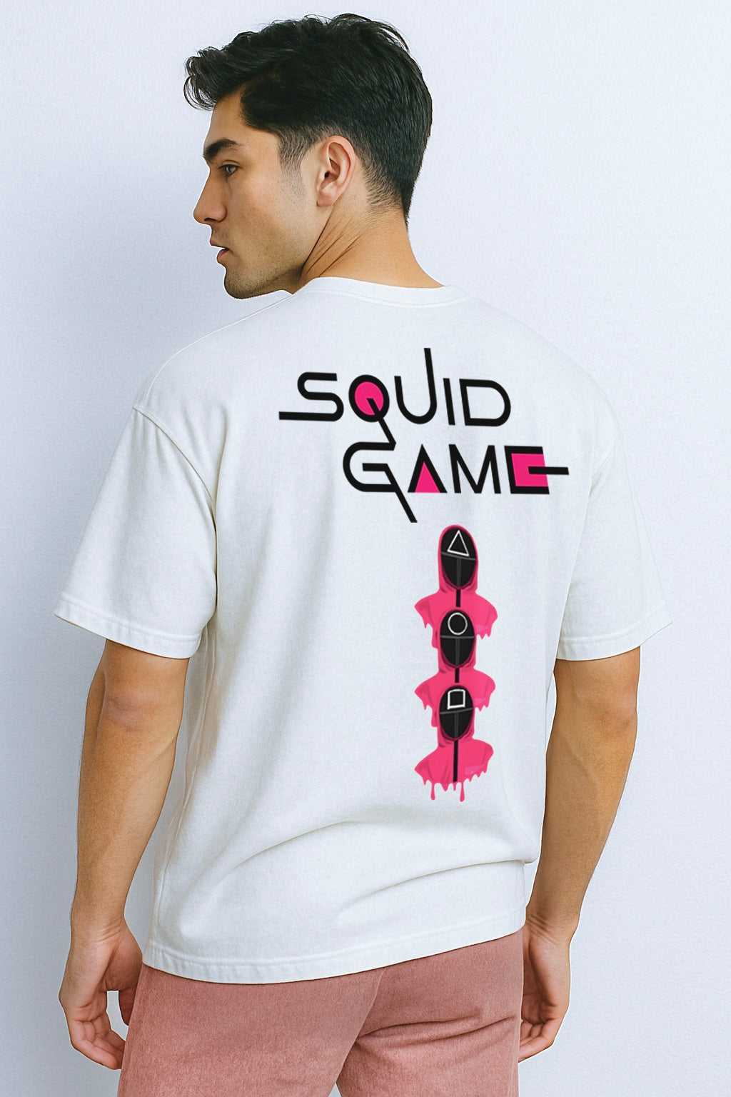 Game Trial – White Oversized Fit