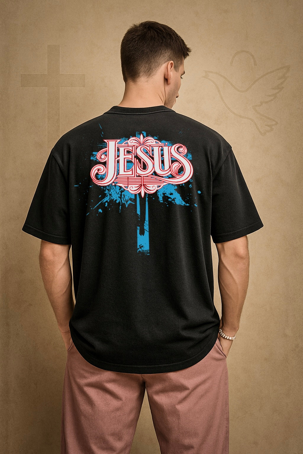 Divine Mercy – Onyx Oversized Fit