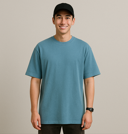 Steel Mist – Blue Oversized Fit