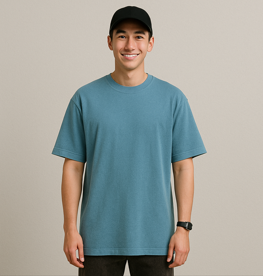 Steel Mist – Blue Oversized Fit