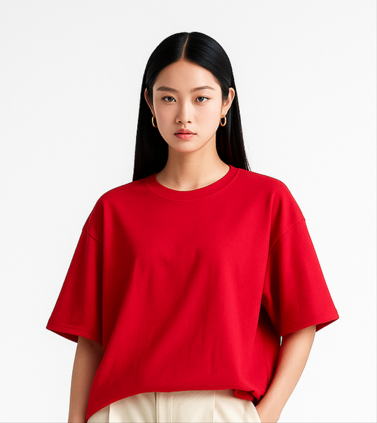 Scarlet – Red Oversized Fit
