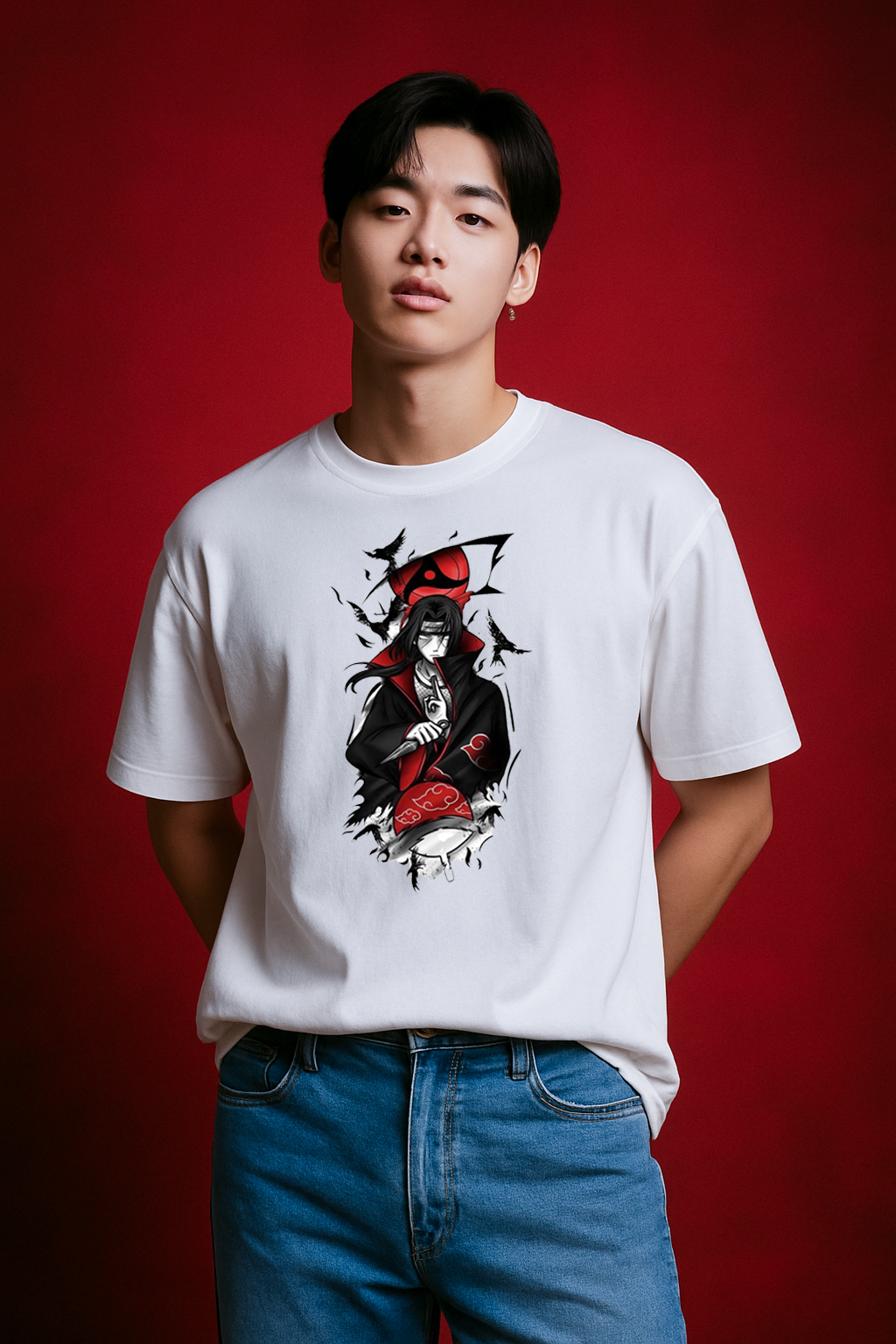 Silent Crow – White Oversized Fit