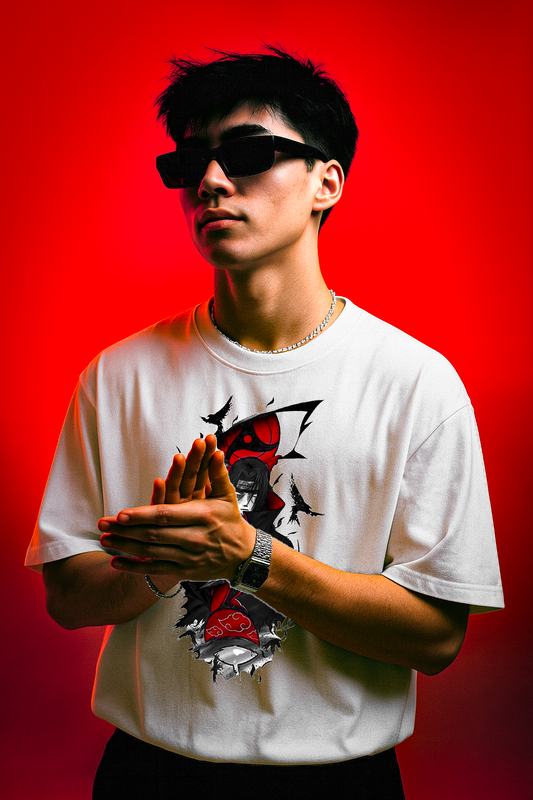 Silent Crow – White Oversized Fit