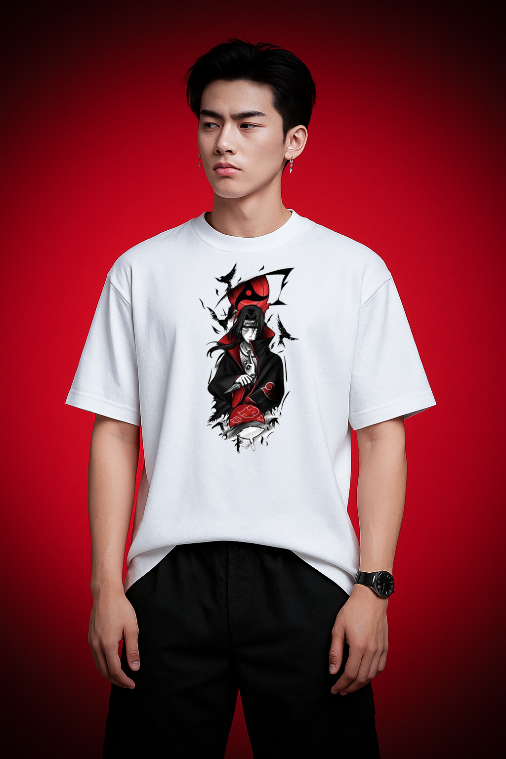 Silent Crow – White Oversized Fit