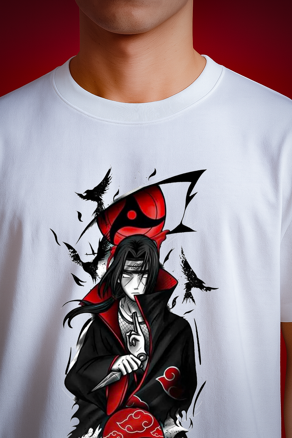 Silent Crow – White Oversized Fit