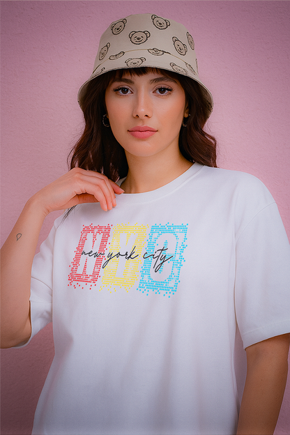 Concrete Pulse – Snow White Oversized Fit