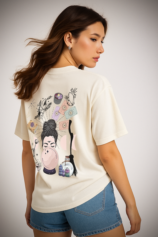 Witchcraft Motion – Cream Oversized Fit