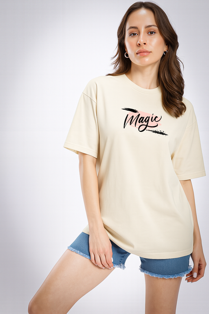 Witchcraft Motion – Cream Oversized Fit