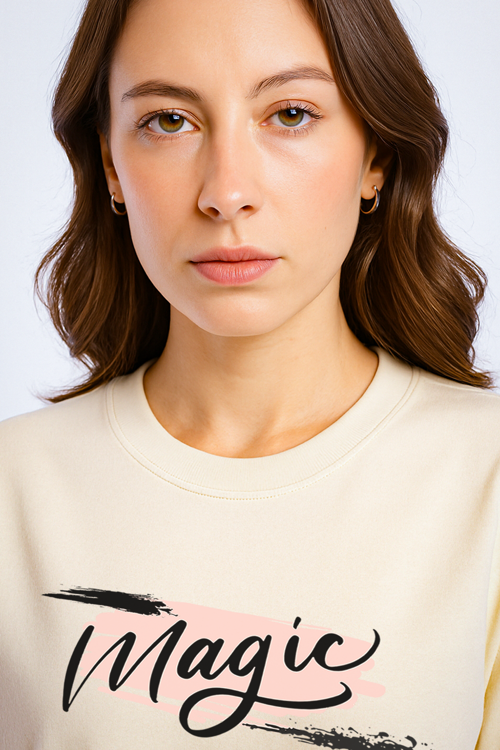 Witchcraft Motion – Cream Oversized Fit