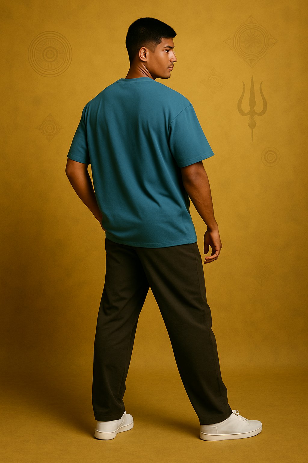 Pranava Echo – Teal Oversized Fit