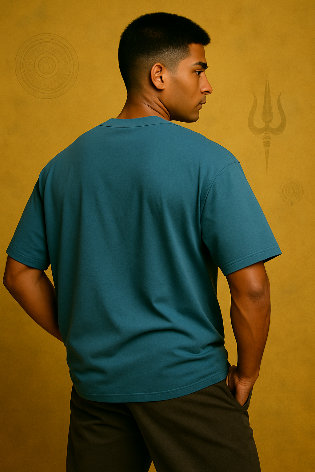 Pranava Echo – Teal Oversized Fit