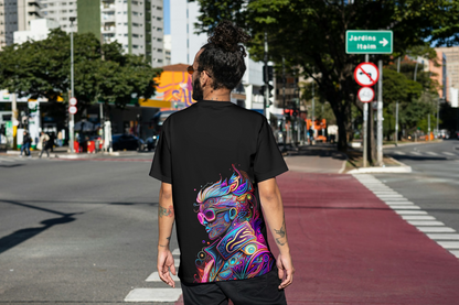 Psychedelic Printed - Oversized Fit