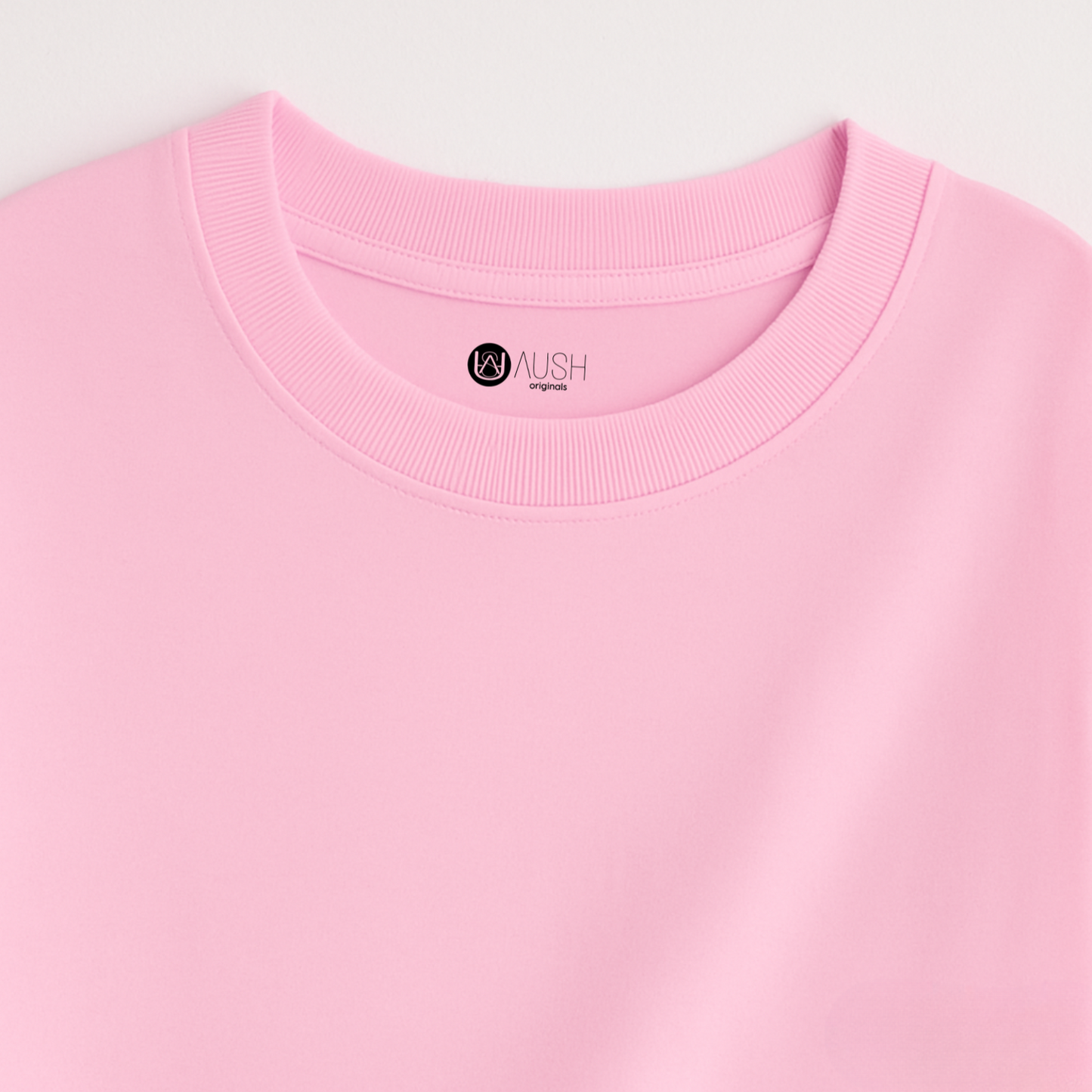Blush Pop – Baby Pink French Terry Oversized Fit