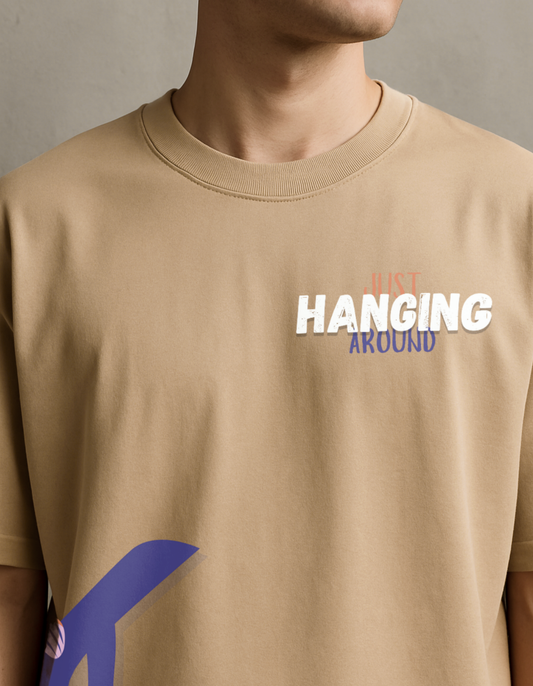 Lazy sloth – Sand Beige Oversized Fit