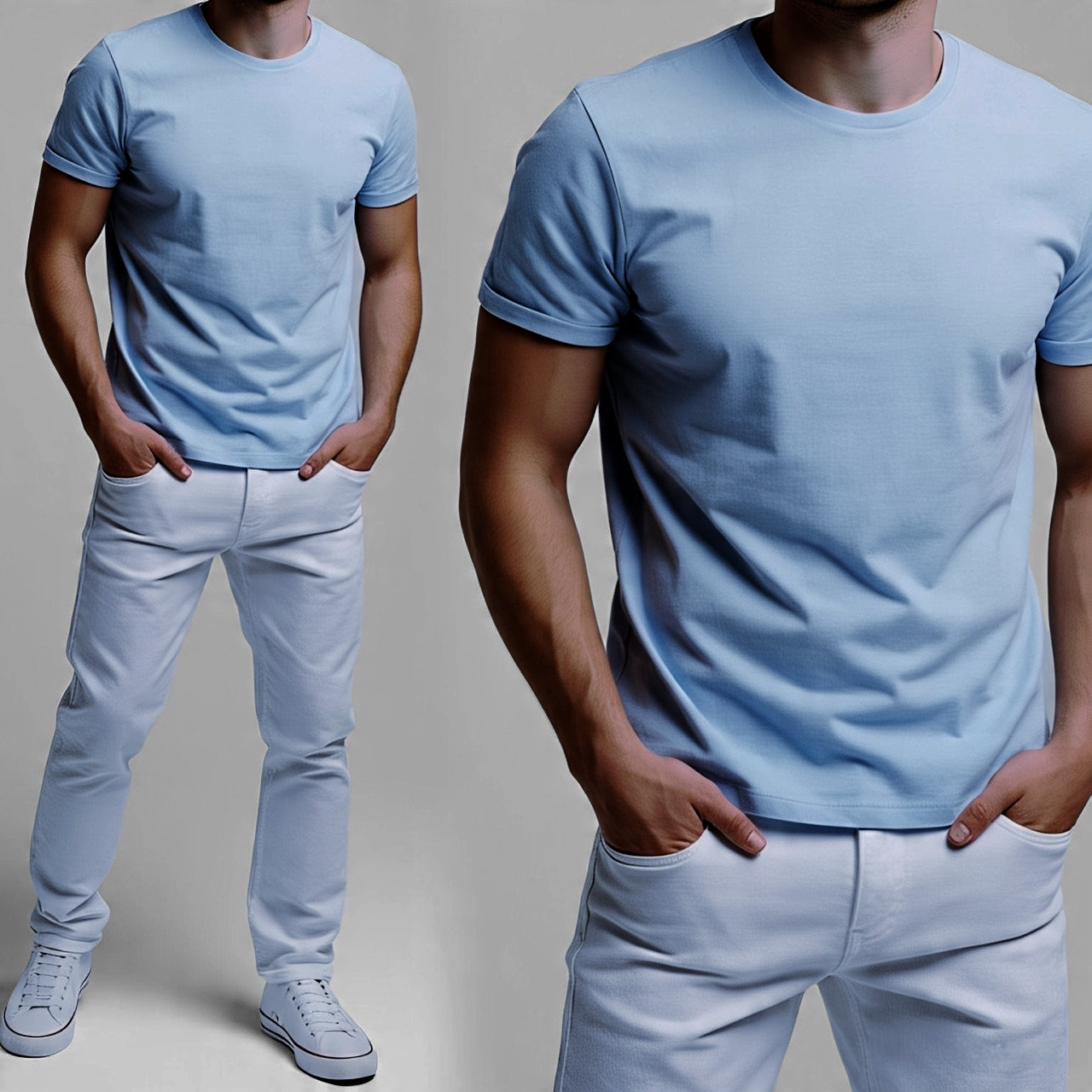 Skylit Blue – Regular Fit