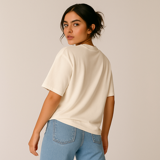 Pearled – Off-White Oversized Fit
