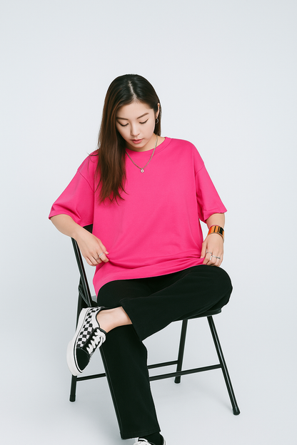 Electric – Hot Pink Oversized Fit