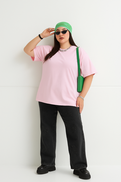 Muse – Baby Pink Oversized Fit
