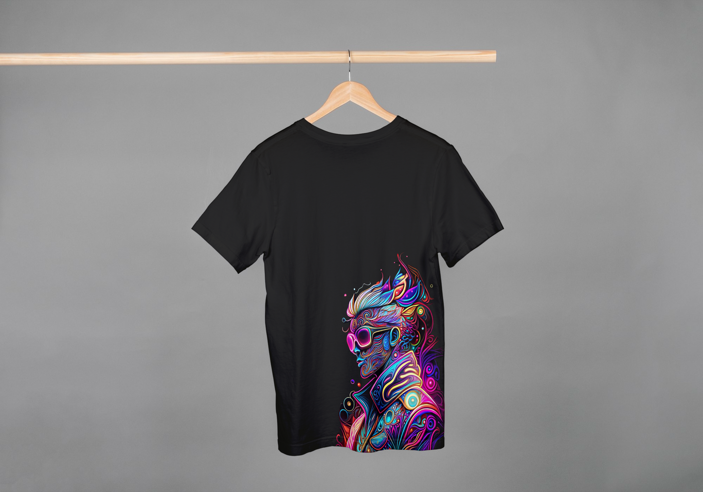 Psychedelic Printed - Oversized Fit