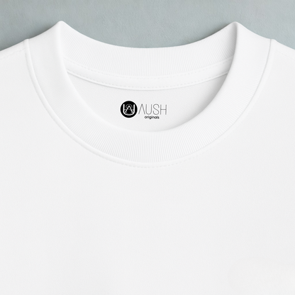 Hush – White Oversized Fit