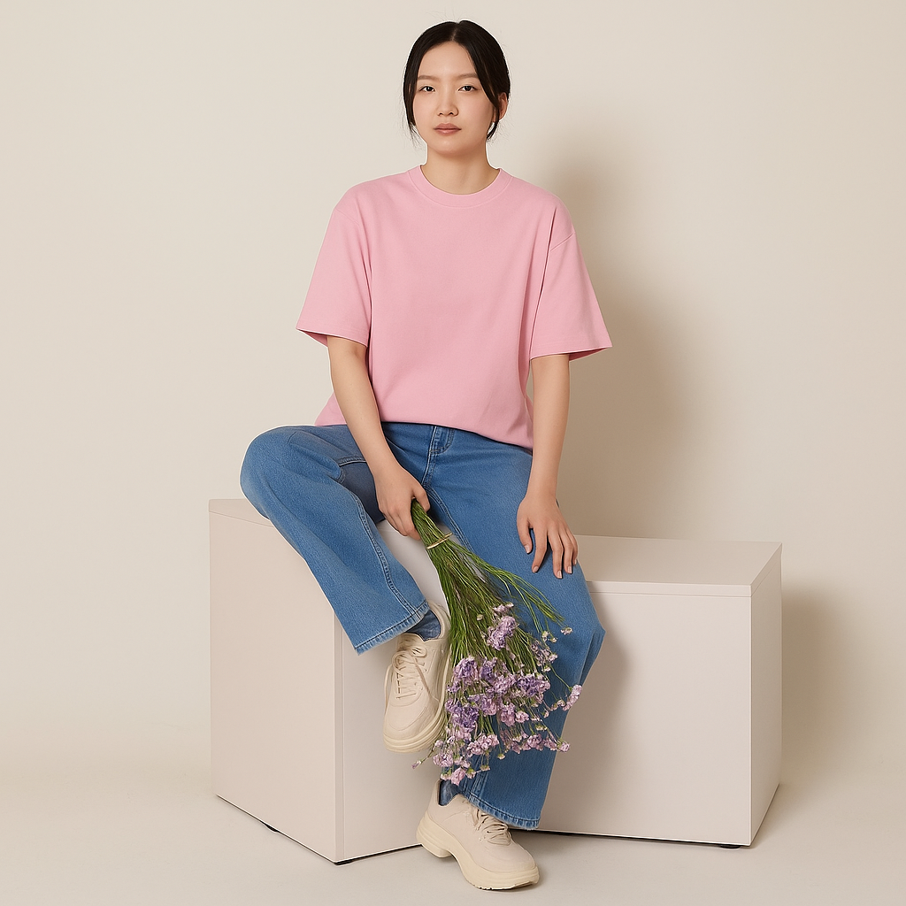 Muse – Baby Pink Oversized Fit