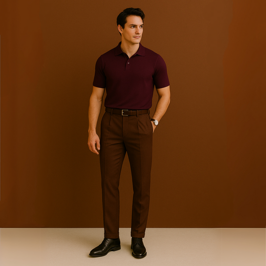 Wine Crimson Reserve – Luxe Collar Polo