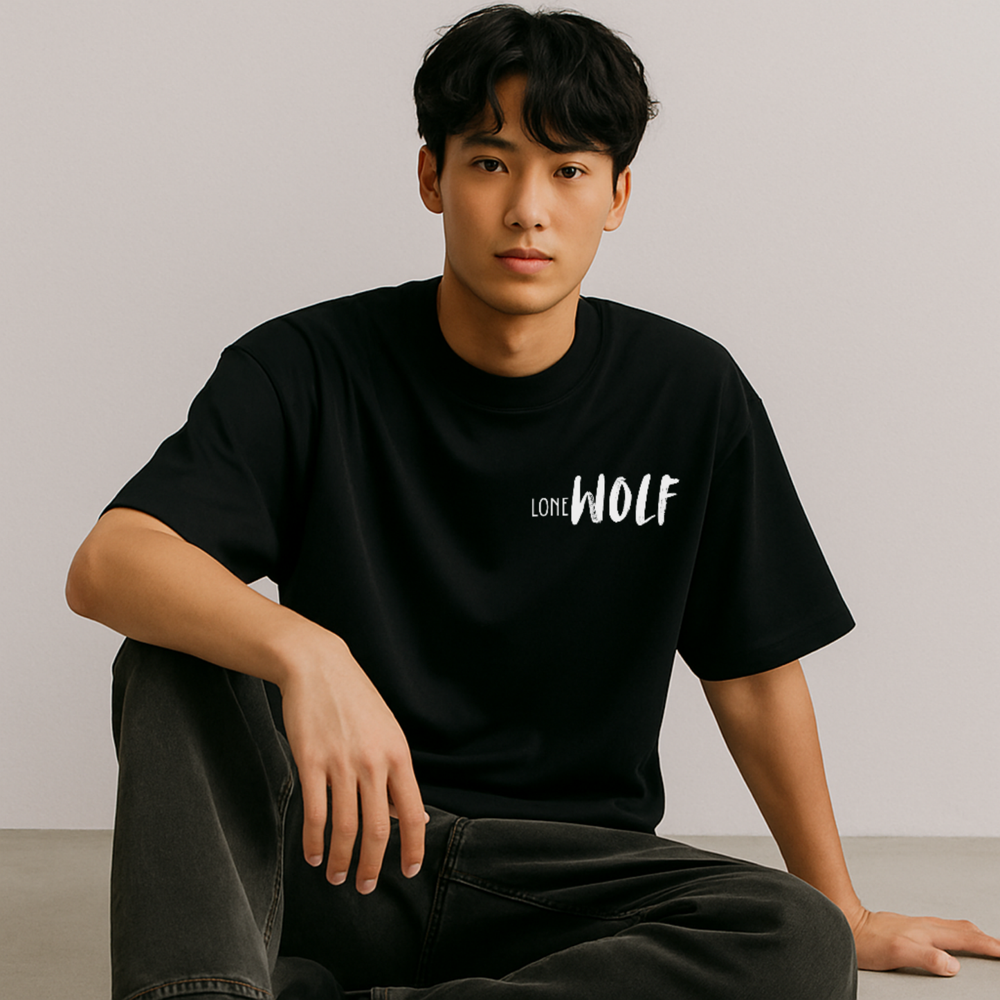 Night Howl – Black Oversized Fit